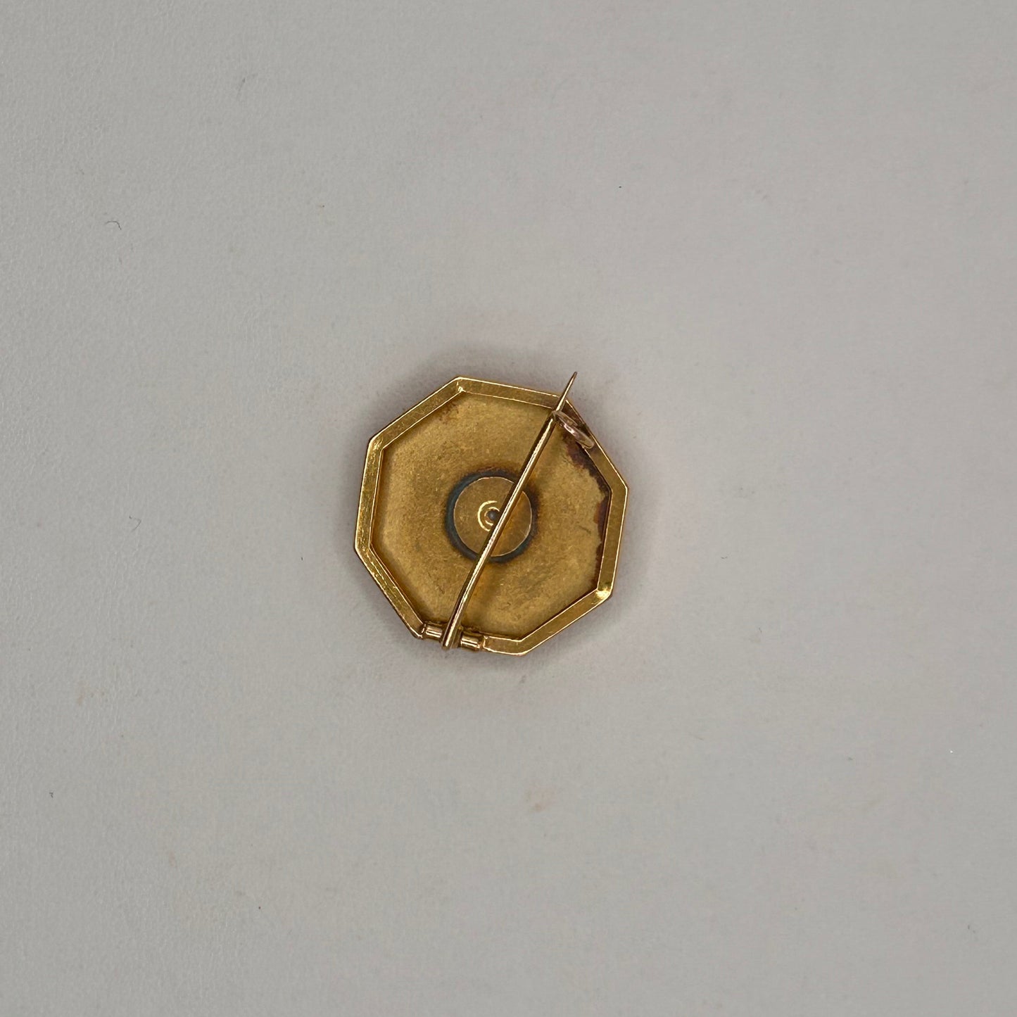Pendentif Broche Ancienne Or Jaune 18K 2.36 Grs