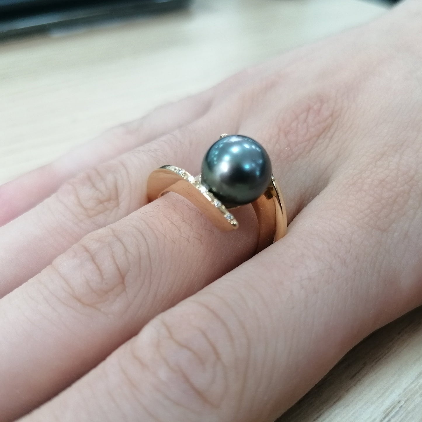 Bague en Or Jaune 18K Taille-59