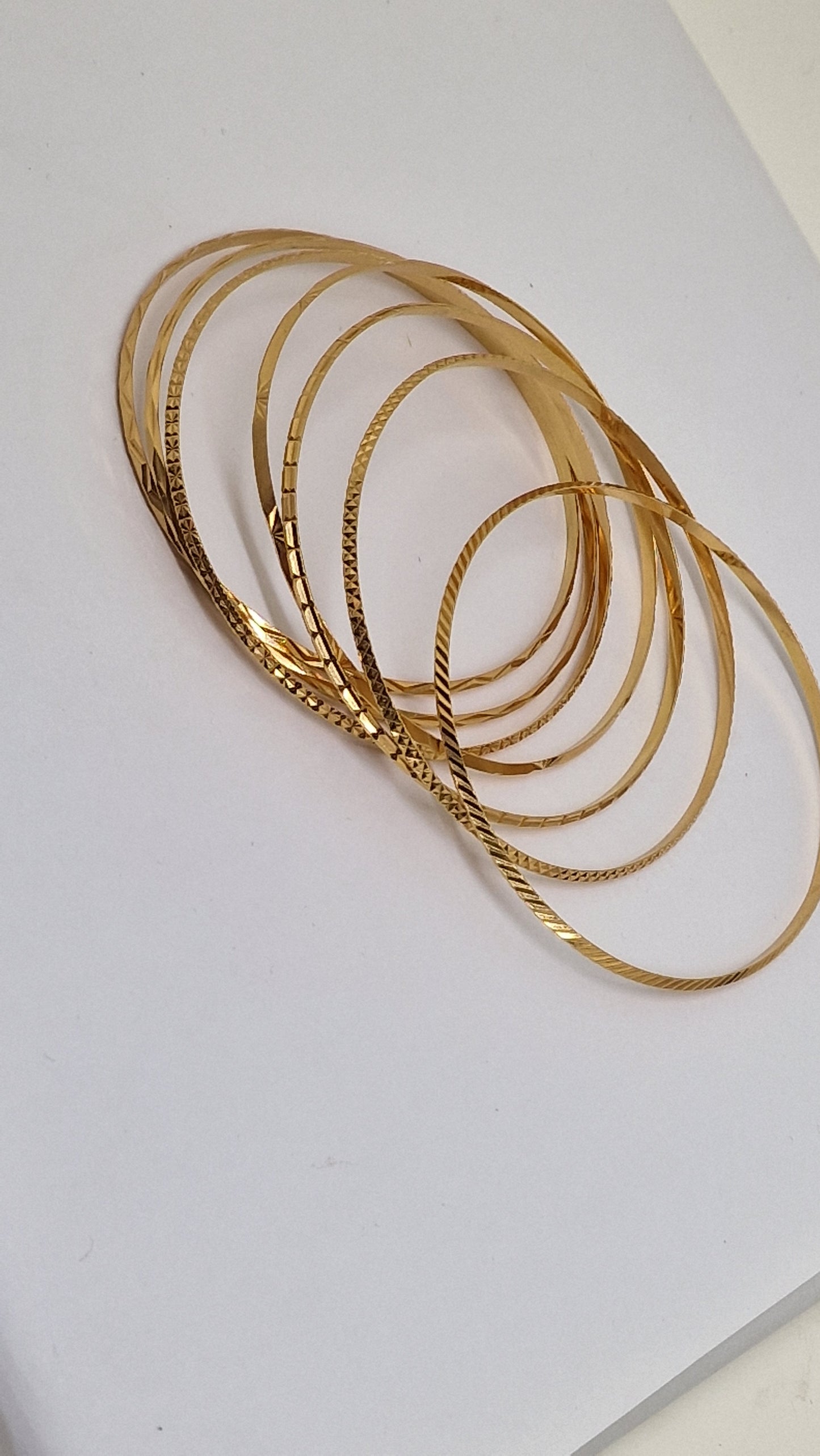 Bracelet Jonc Semainier en Or Rose 18K 44.56 Grs