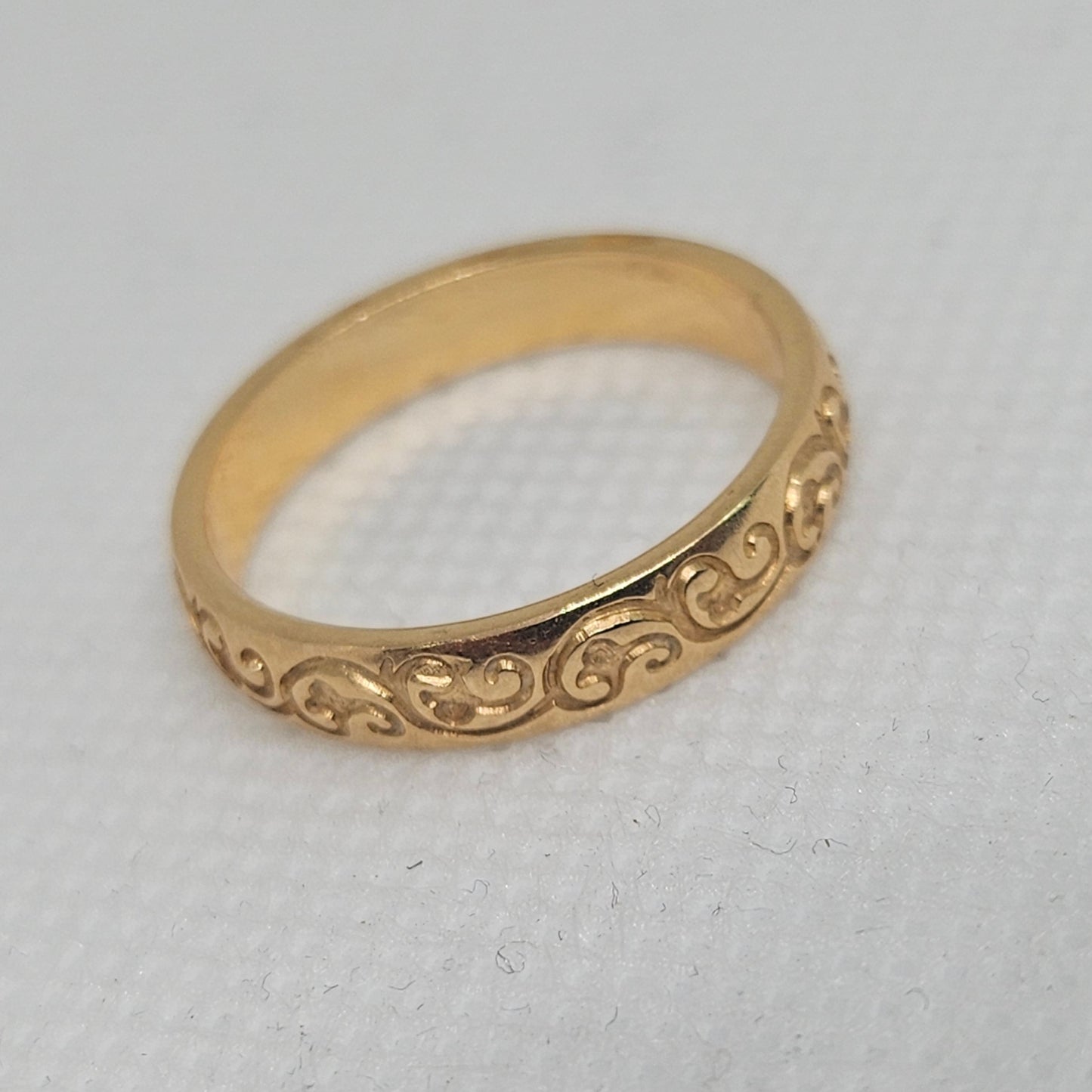 Bague Alliance Or Jaune 18 Carats Taille -58
