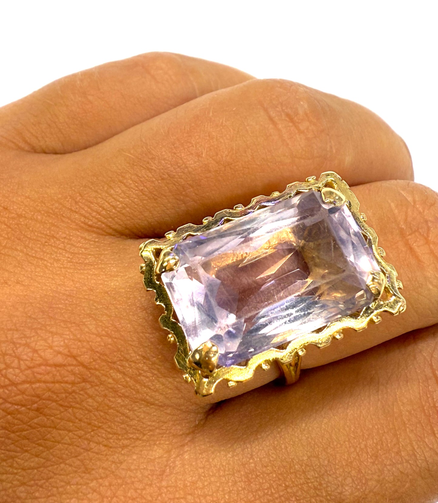 Bague en Or Jaune 18k Taille-60