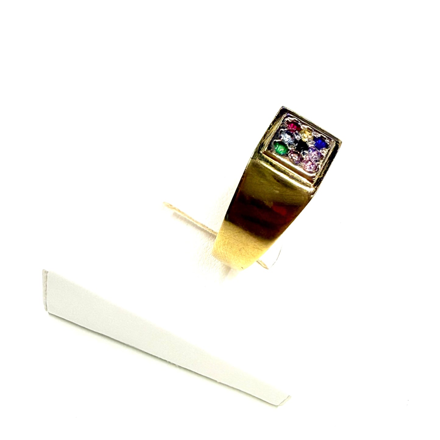 Bague Chevalière en Or jaune 18k Taille-66