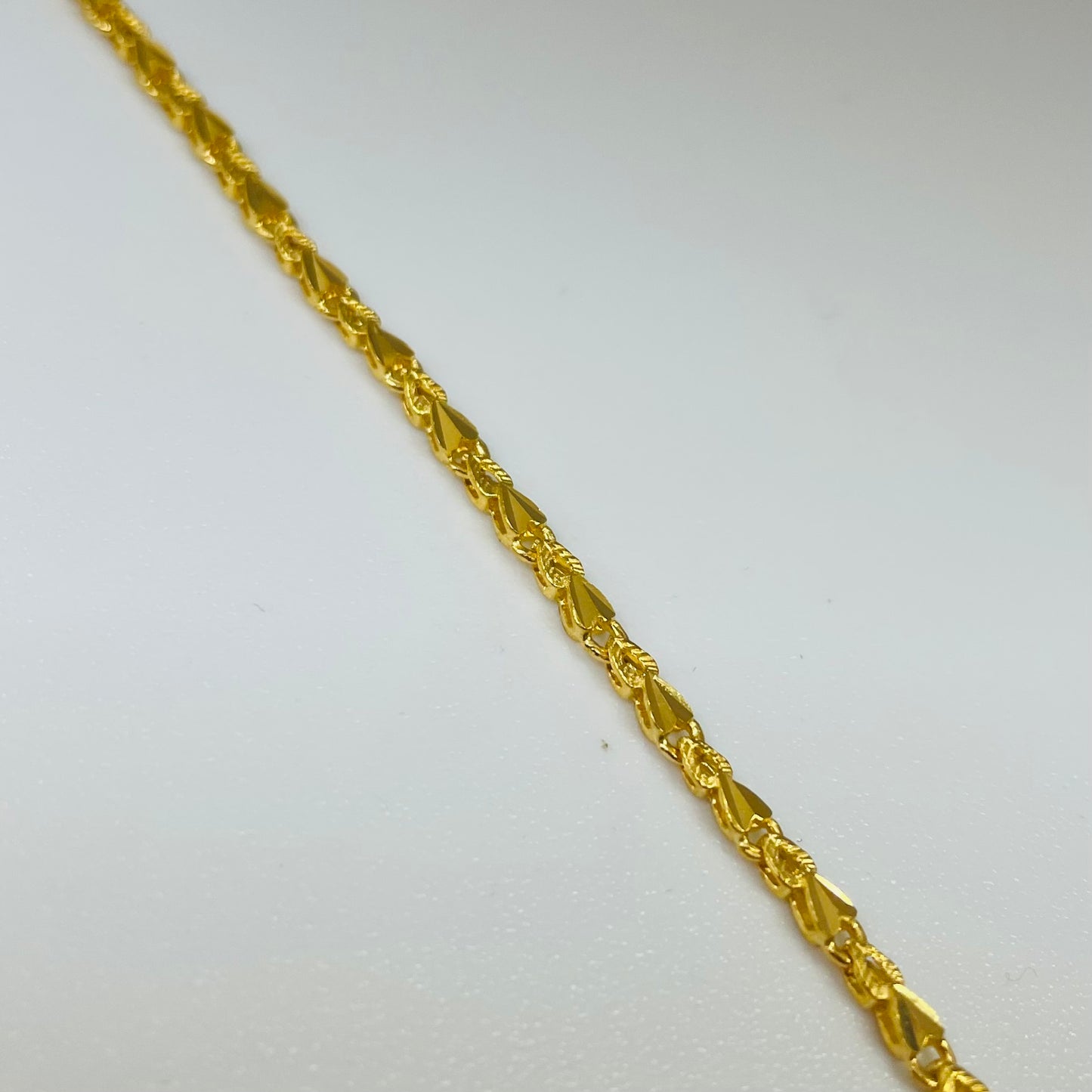 Bracelet Maillon Or Jaune 24K 5.37 Grs
