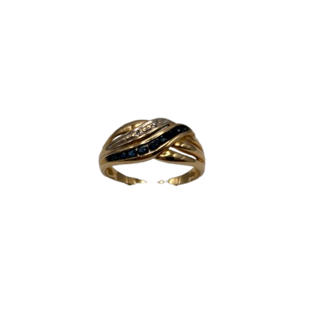 Bague en or jaune 18K Taille-55