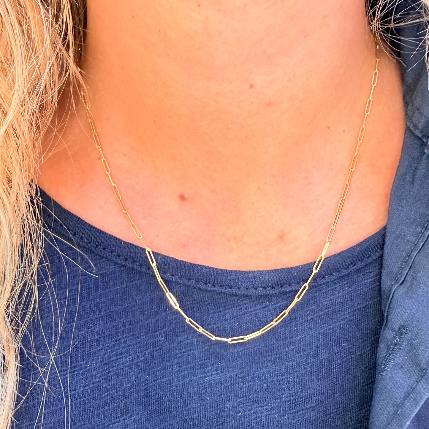 Collier chaine en or jaune 18k 3.52 Grs
