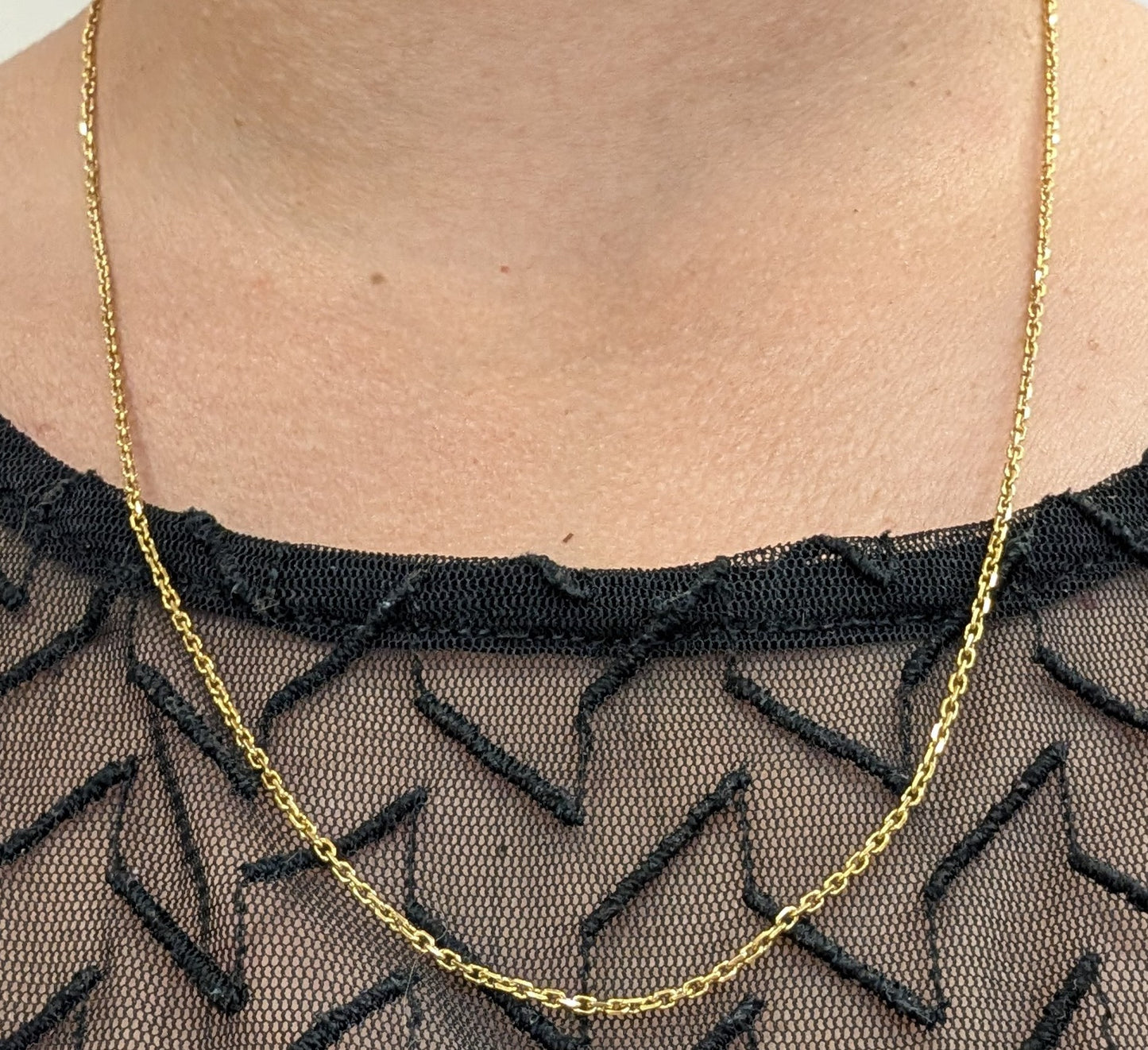Collier Princesse en Or Jaune 18k 4.94 Grs