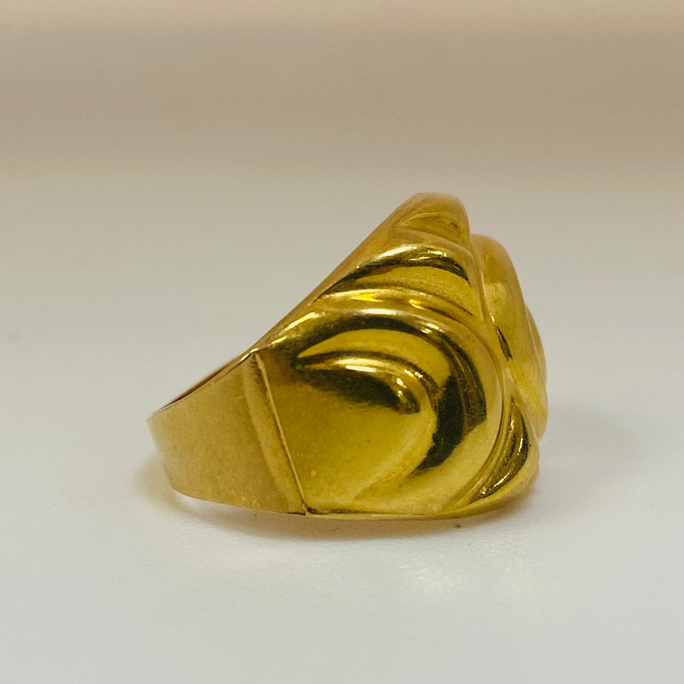 Bague Ancienne en Or Jaune 18 K - T 54