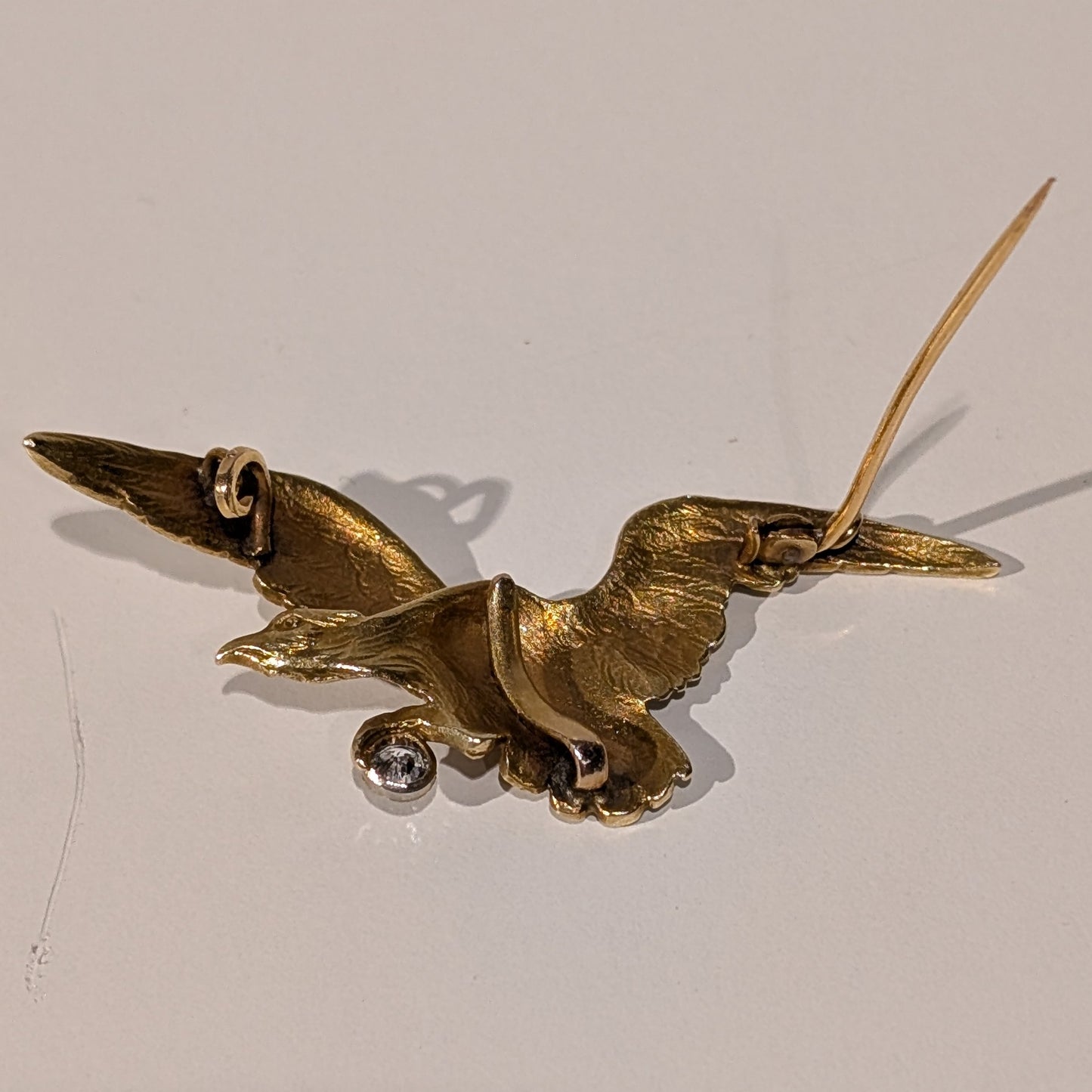 Broche en or jaune 18K 12.61 Grs