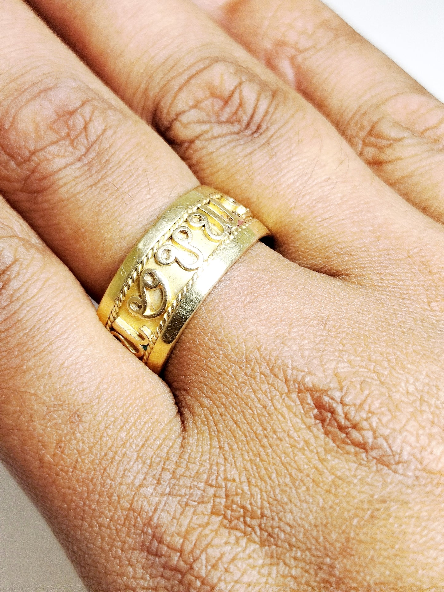 Bague Jonc en Or Jaune 18KTaille-62