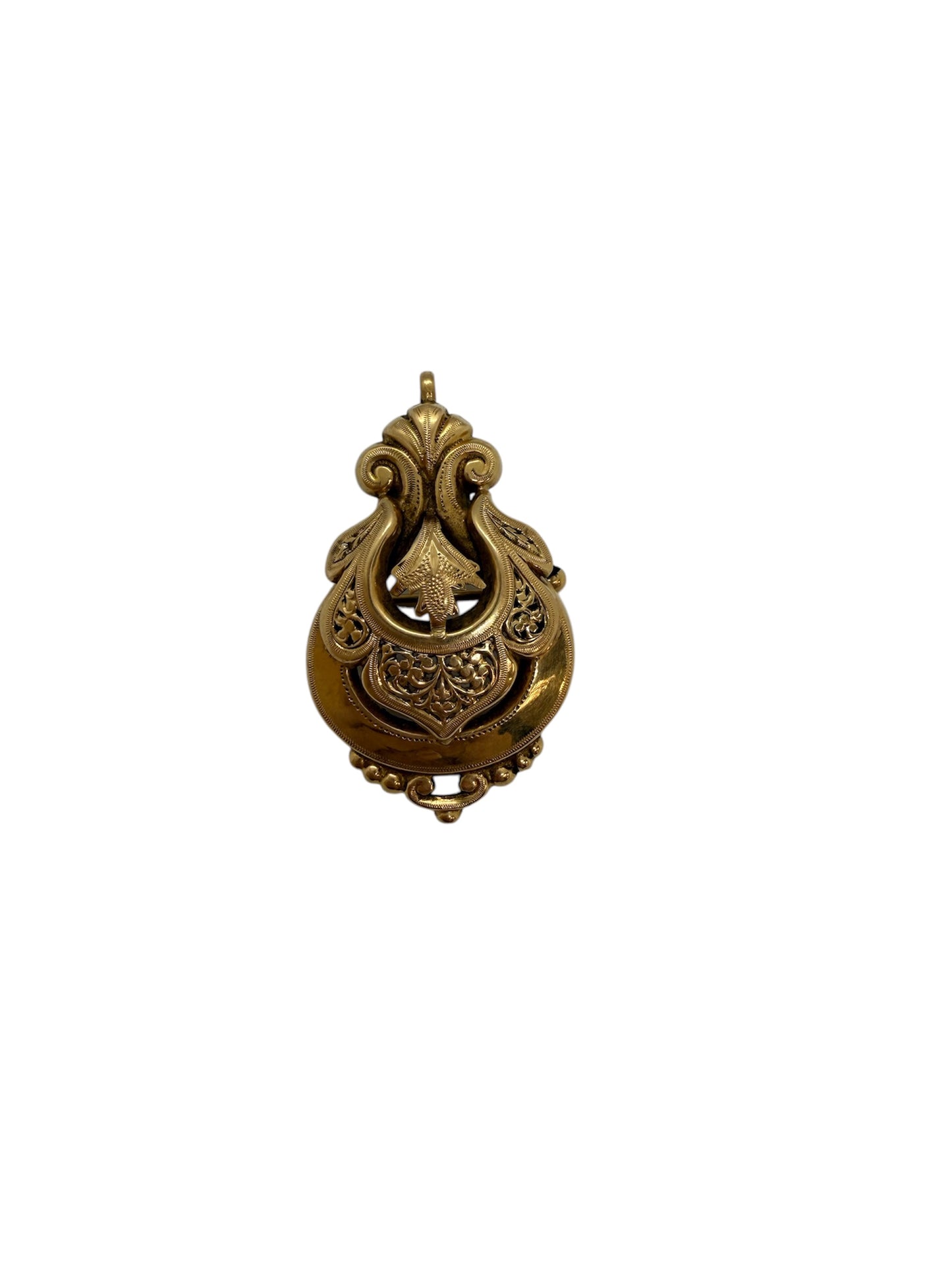Pendentif Or Jaune 18k Broche