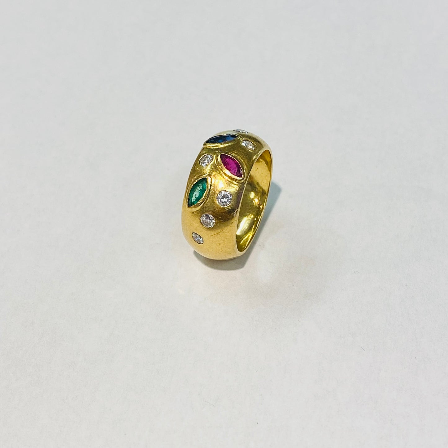 Bague en Or Jaune 18K Taille-52