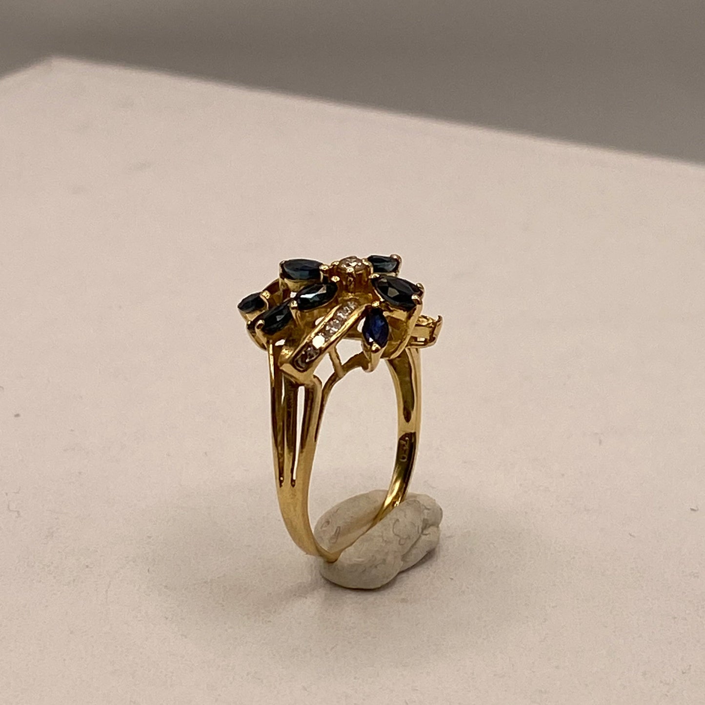 Bagues en Or Jaune 18K Taille-51