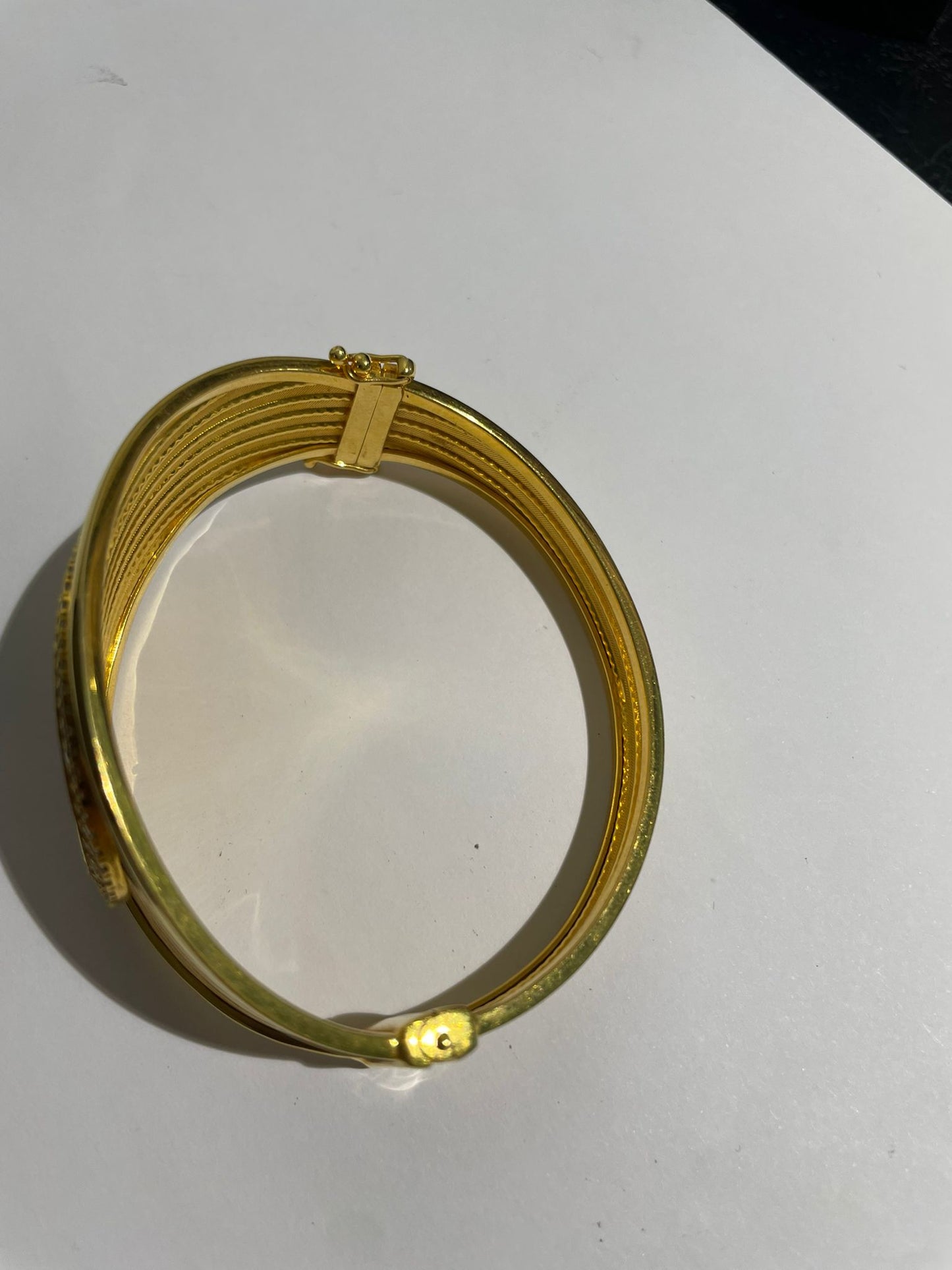 Bracelet jonc en or jaune 18 K 31 Grs