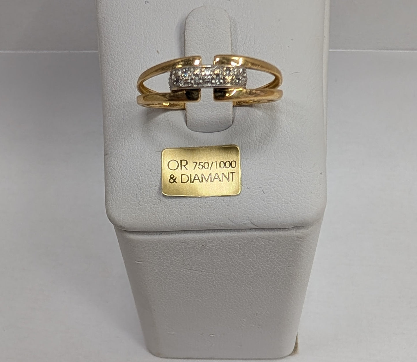 Baguette en Or 18K Taille-55