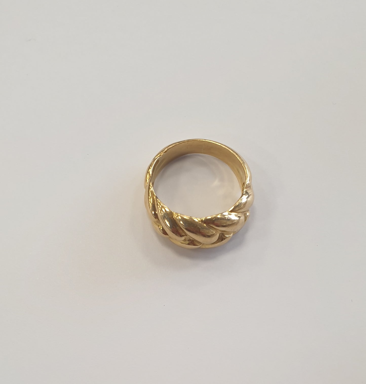 Bague Fantaisie en Or Jaune 18K T.58