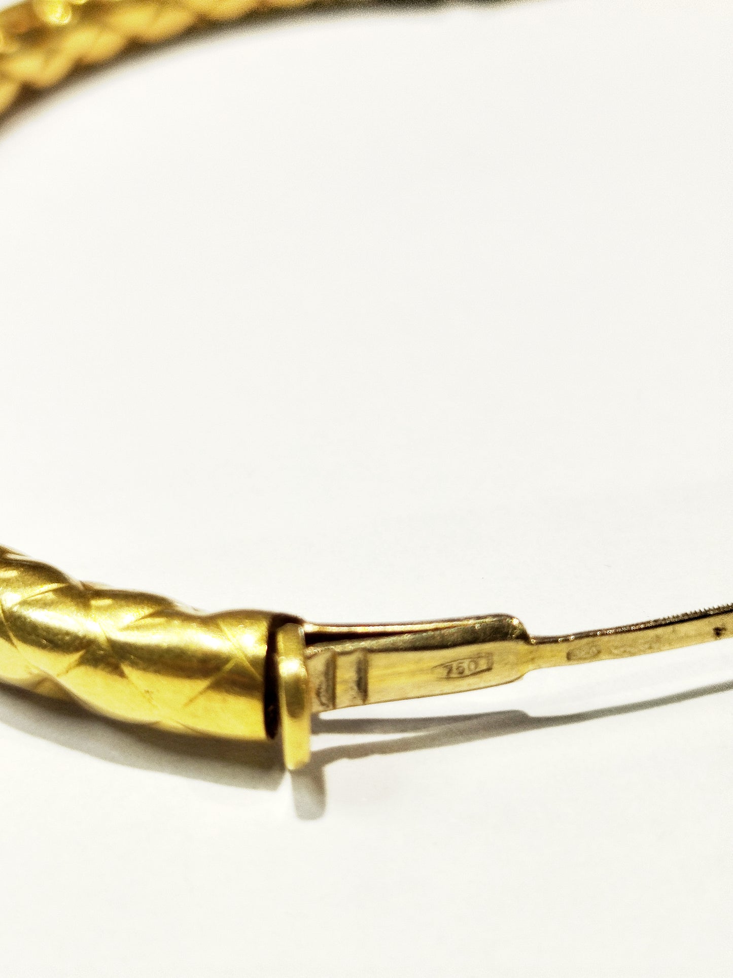 Bracelet Jonc en Or Jaune 18K 12.66 Grs