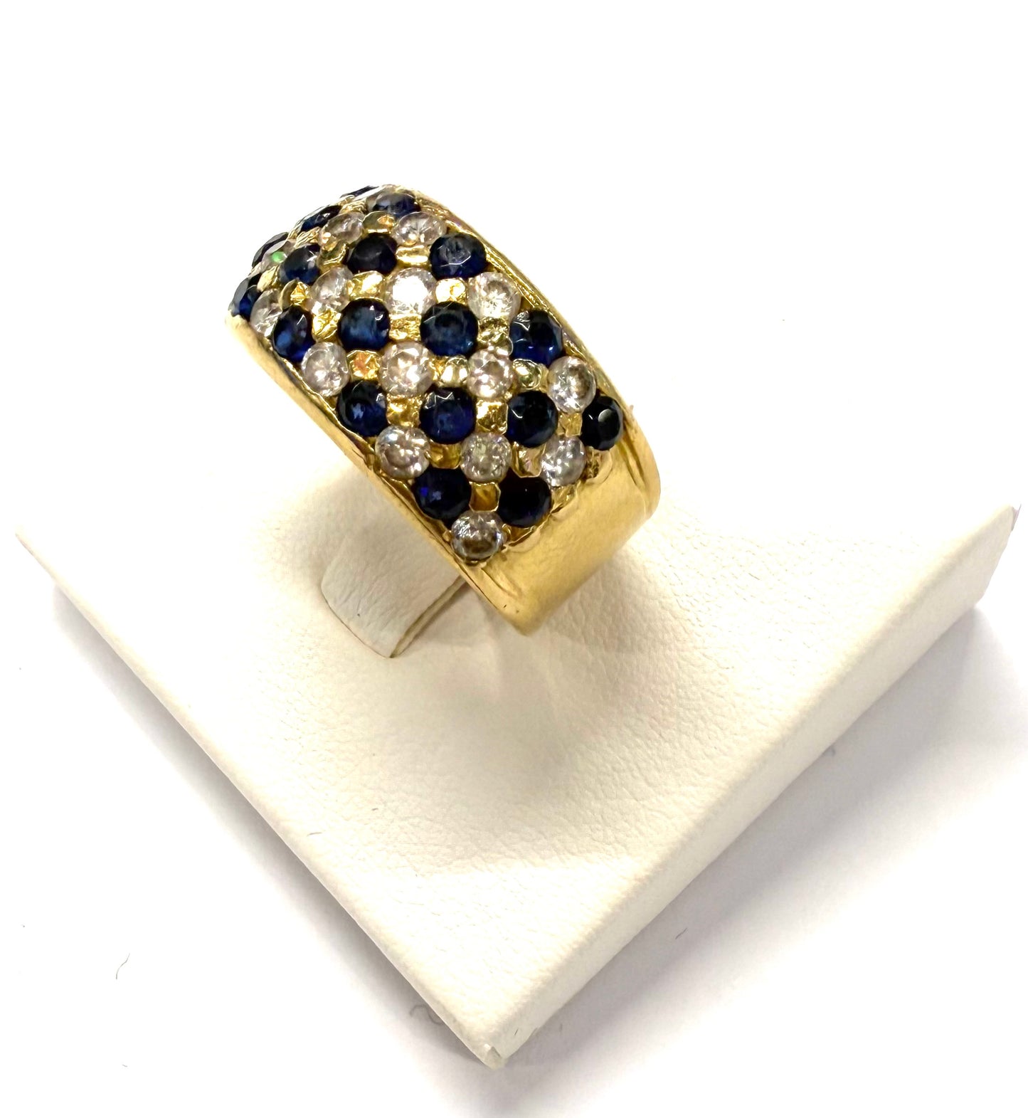 Bague en or jaune 18k Taille-57