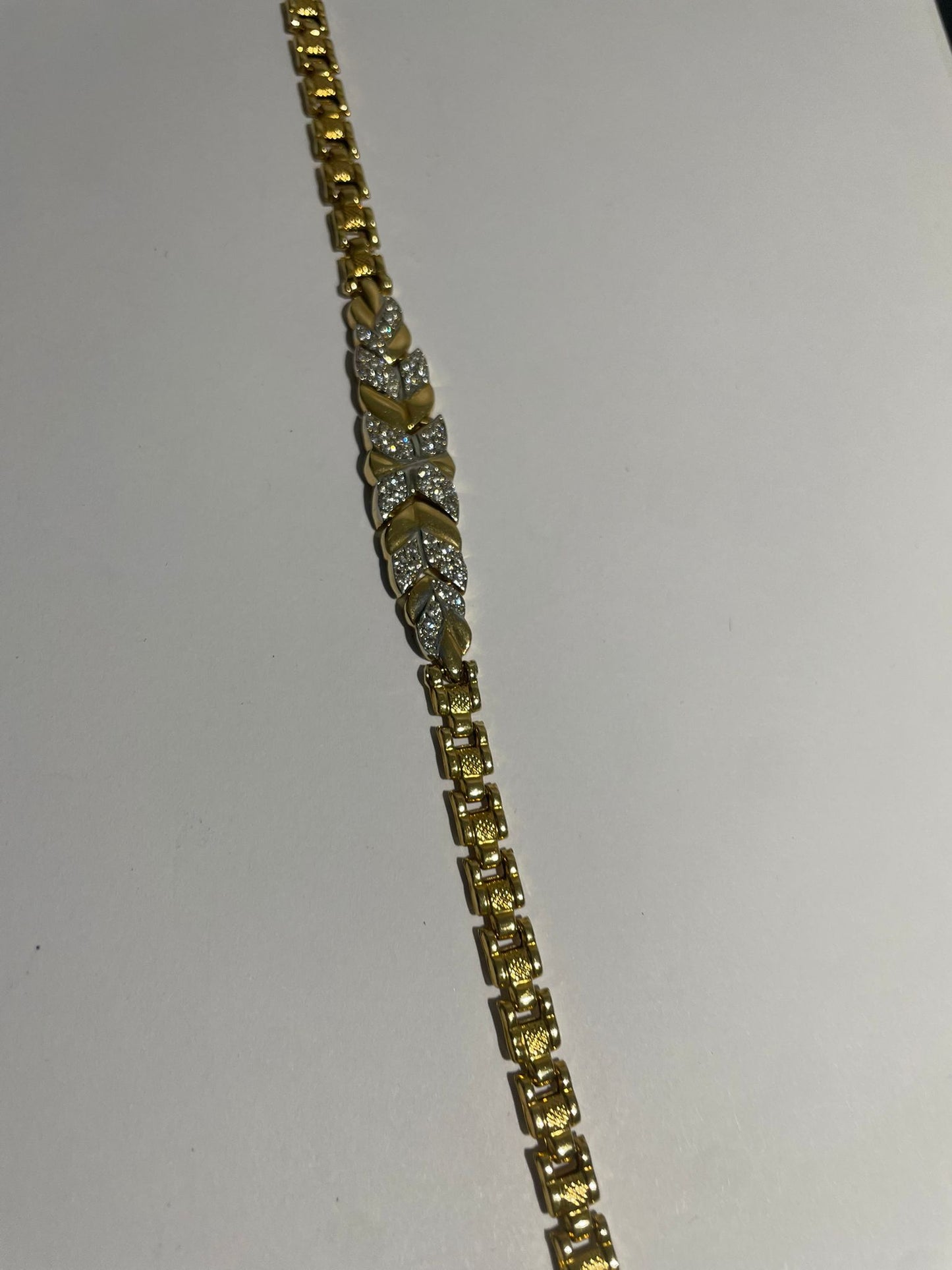 Bracelet Maillon Vénitien Or Jaune 18K 13.31 Grs