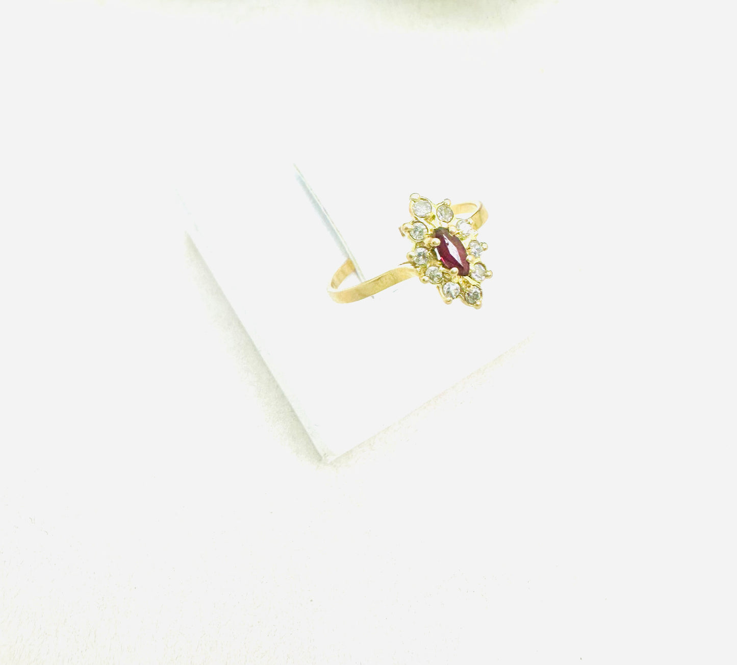 Bague Marquise Rubis Or Jaune