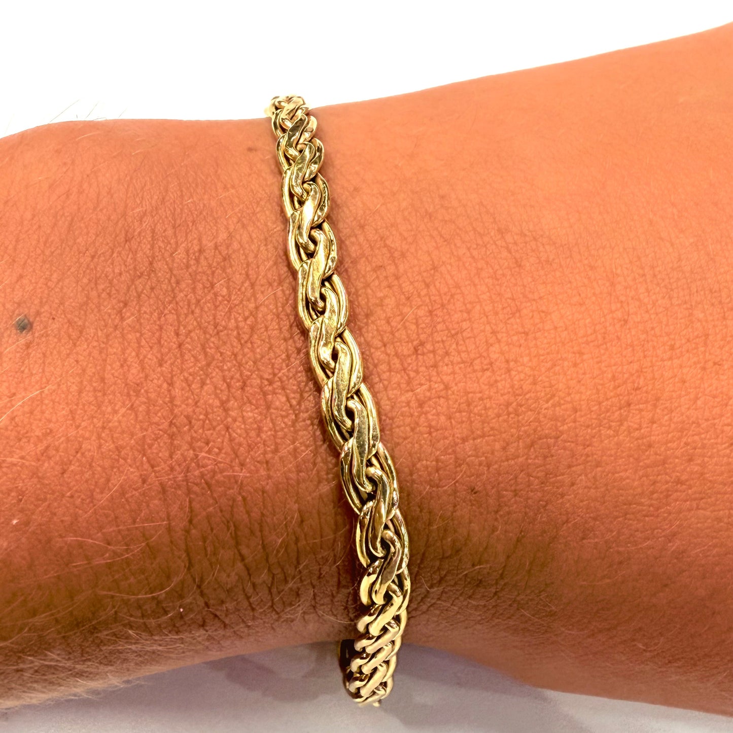 Bracelet Maille Or Jaune 18K 5.96 Grs