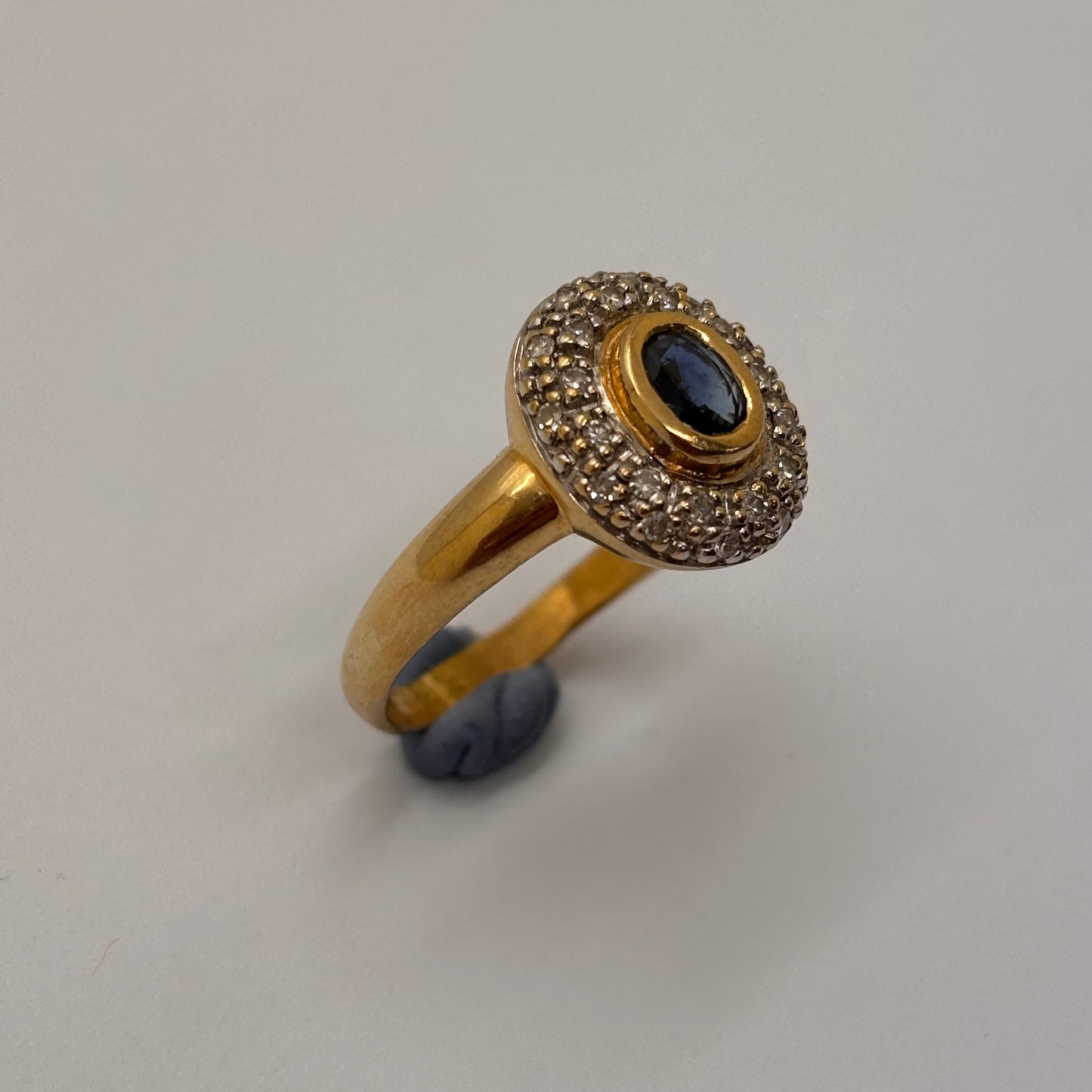Bague en or jaune 18K Taille-55