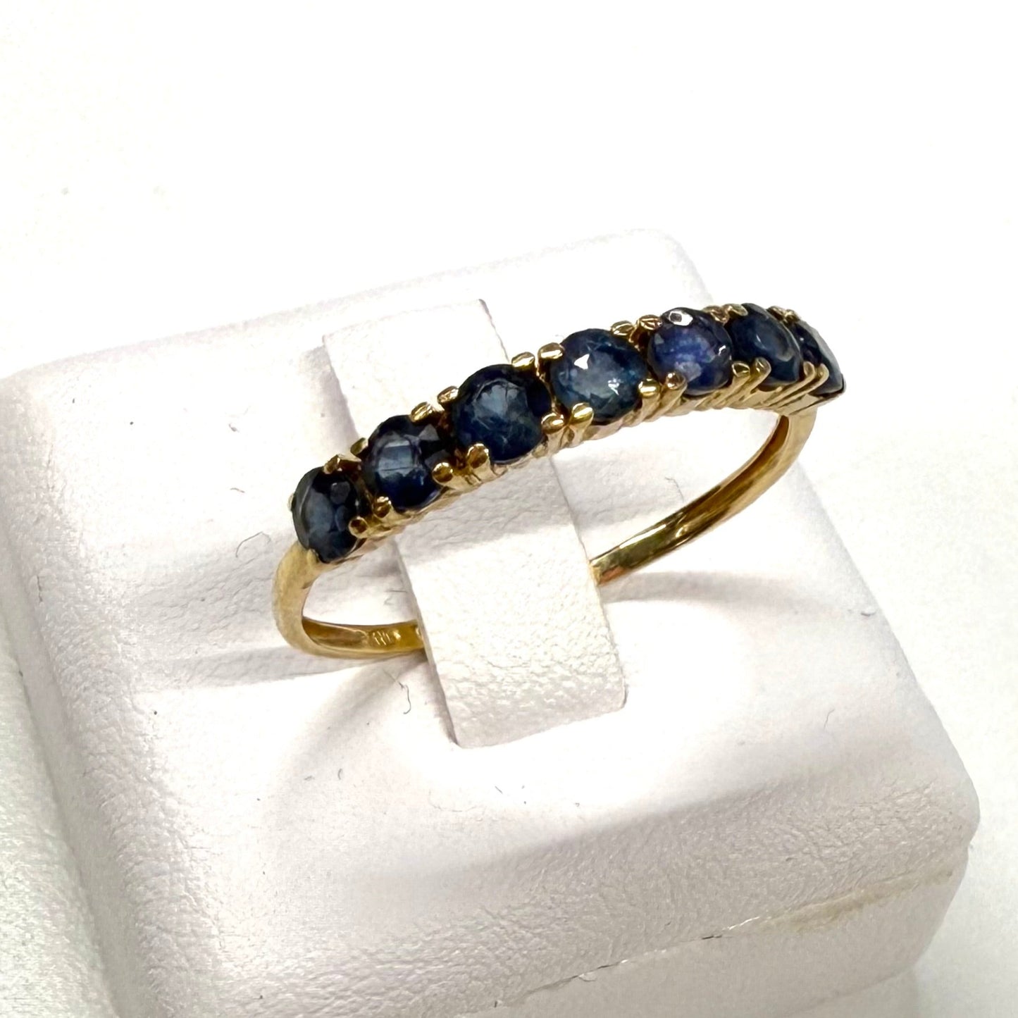 Bague Demi Tour Or Jaune 18k Taille-56