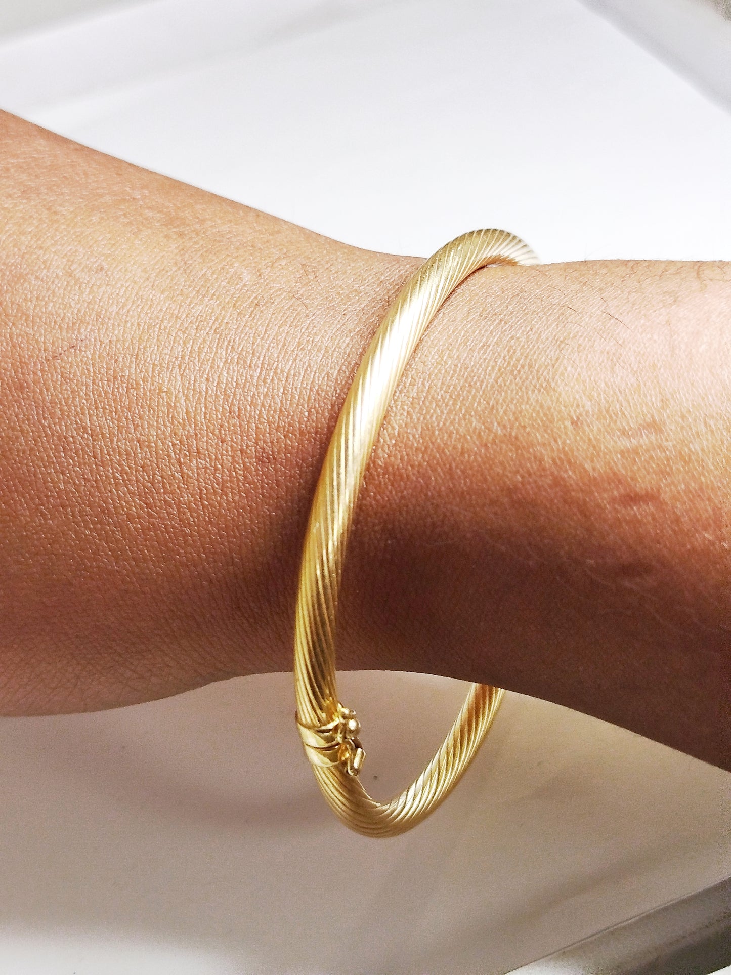 Jonc en Or Jaune 18K 7.18 Grs