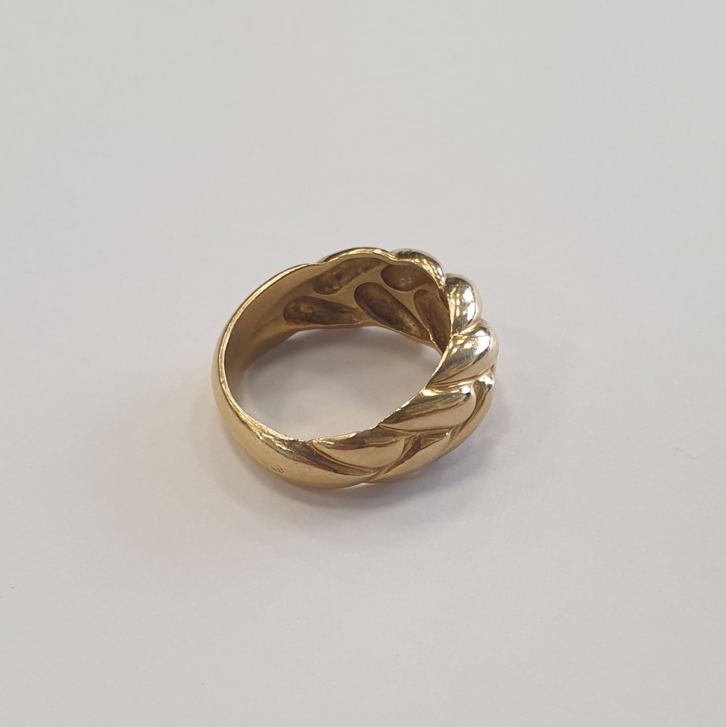 Bague Fantaisie en Or Jaune 18K T.58