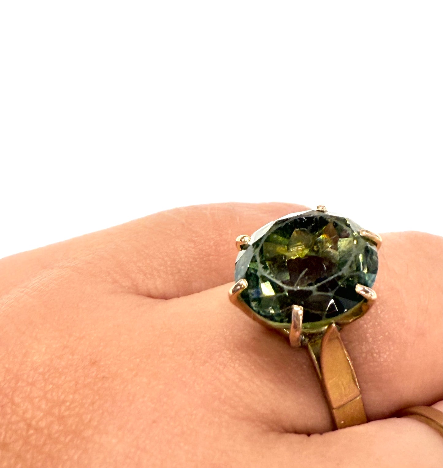 Bague Or Jaune avec Jade