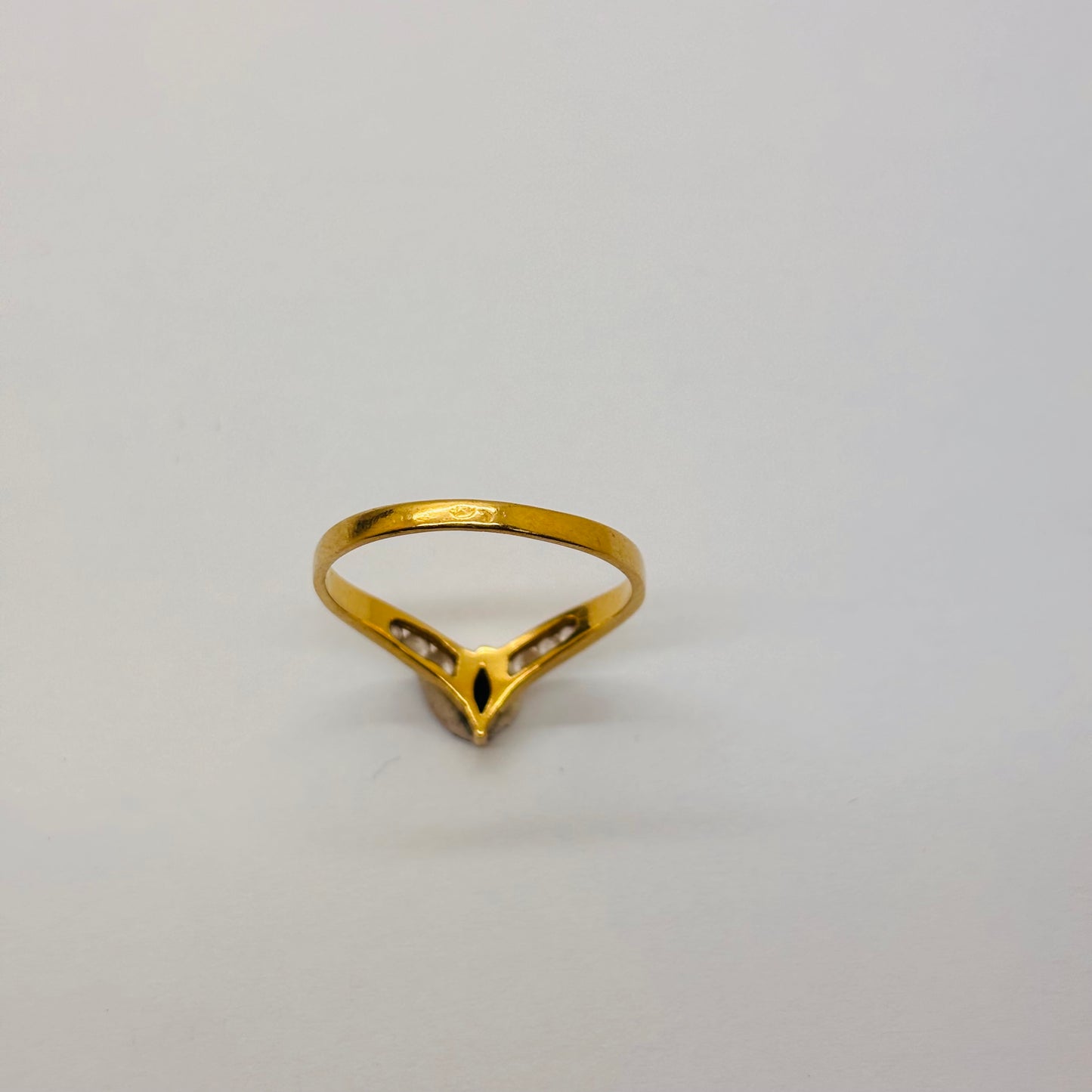 Bague en or jaune 18K Taille-56