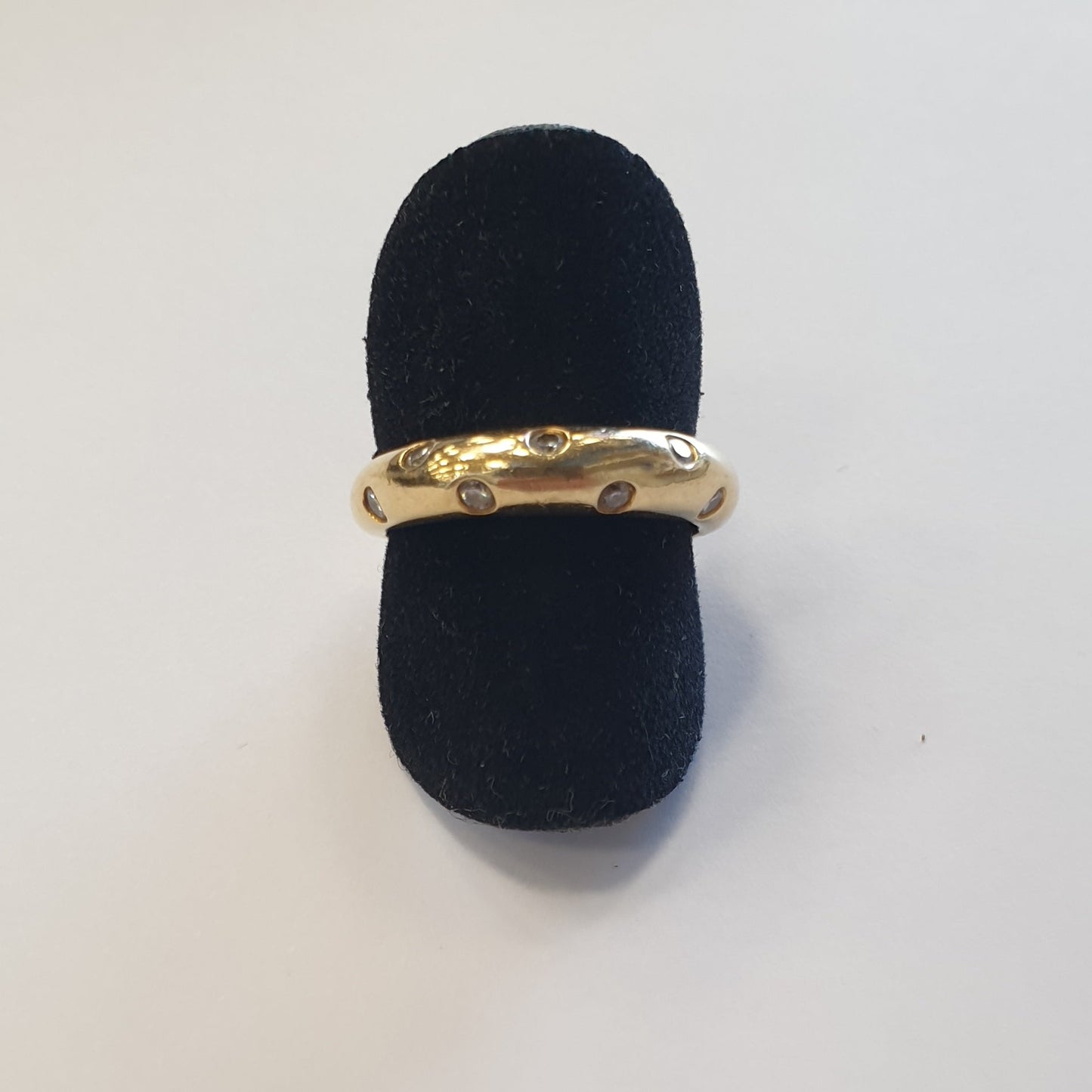 Bagues Fantaisie en Or Jaune 18 K avec Diamants - 4.85 Grs
