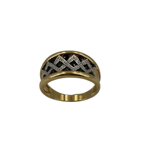 Bague Or Jaune 18K Taille-54