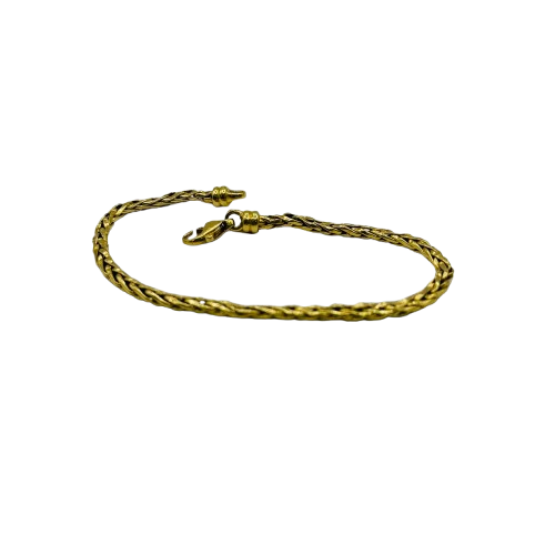Bracelet Gourmette en Or Jaune 18K - 18 Cm
