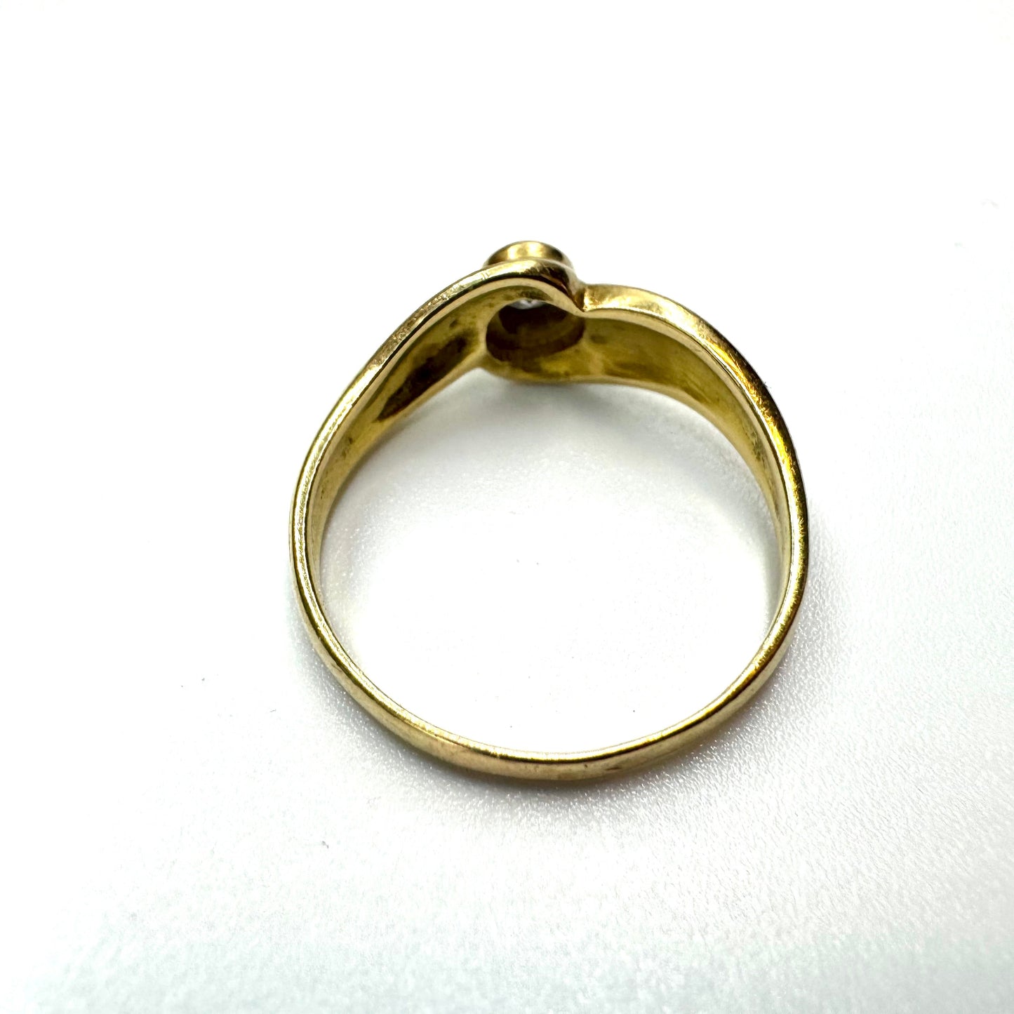 Solitaire en or jaune 18K Taille-59