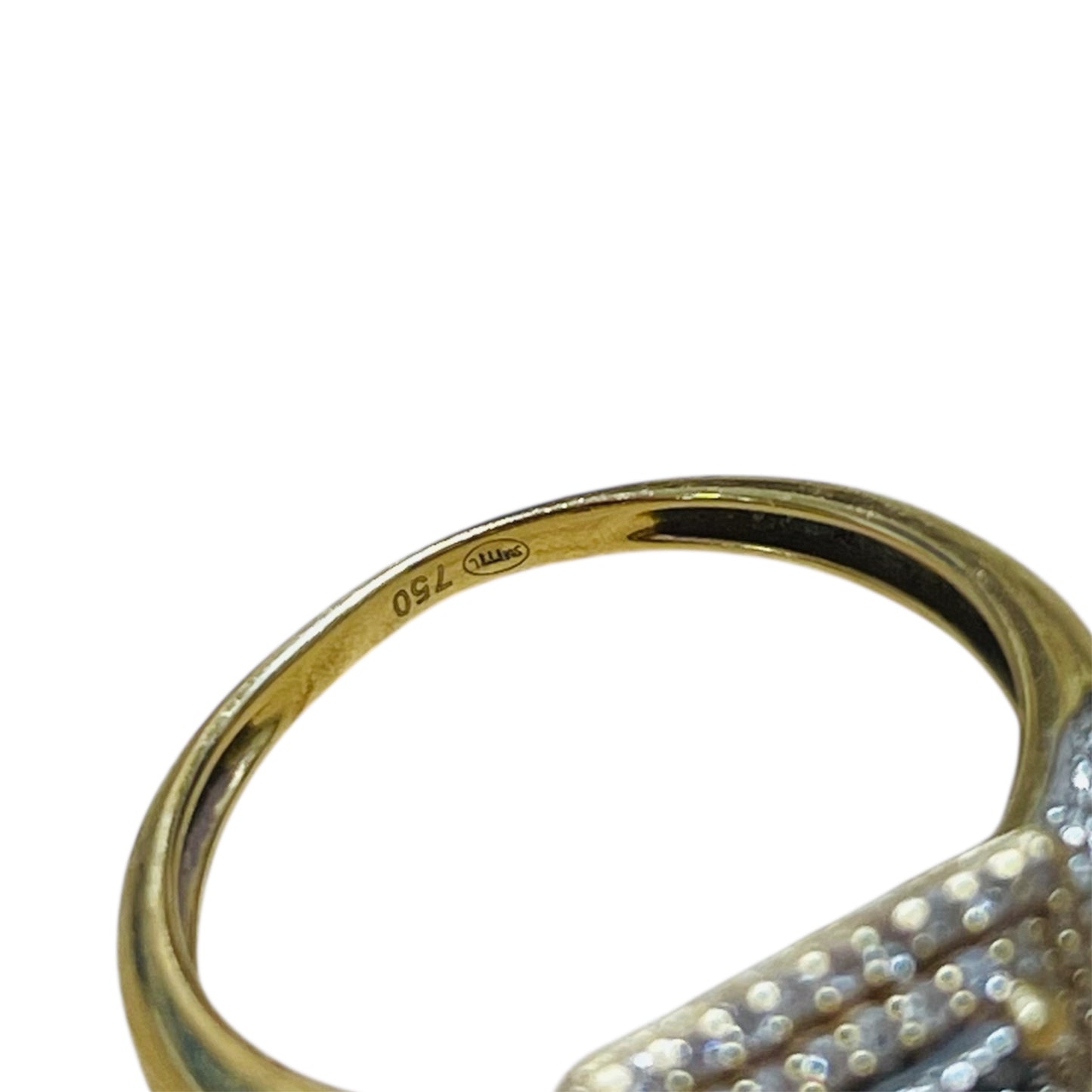 Bague en or jaune 18K Taille-50