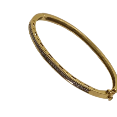 Bracelet Jonc en Or Jaune 18K 14.72 Grs