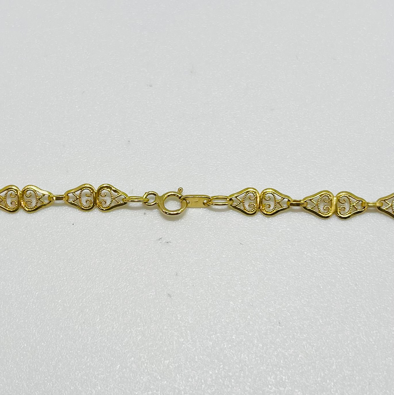 Collier en Or Jaune 18 Carats Filigrane 68 cm