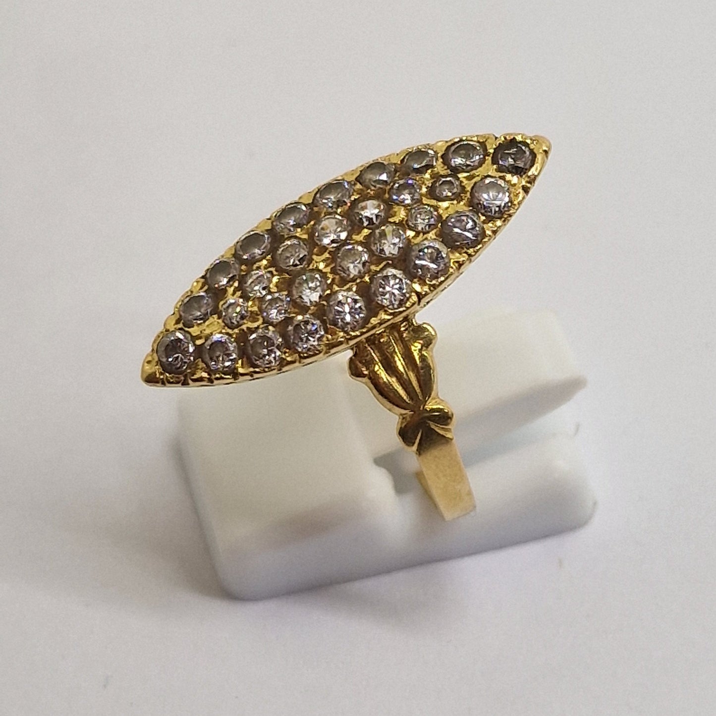 Bague en or jaune 18 carats Taille-60