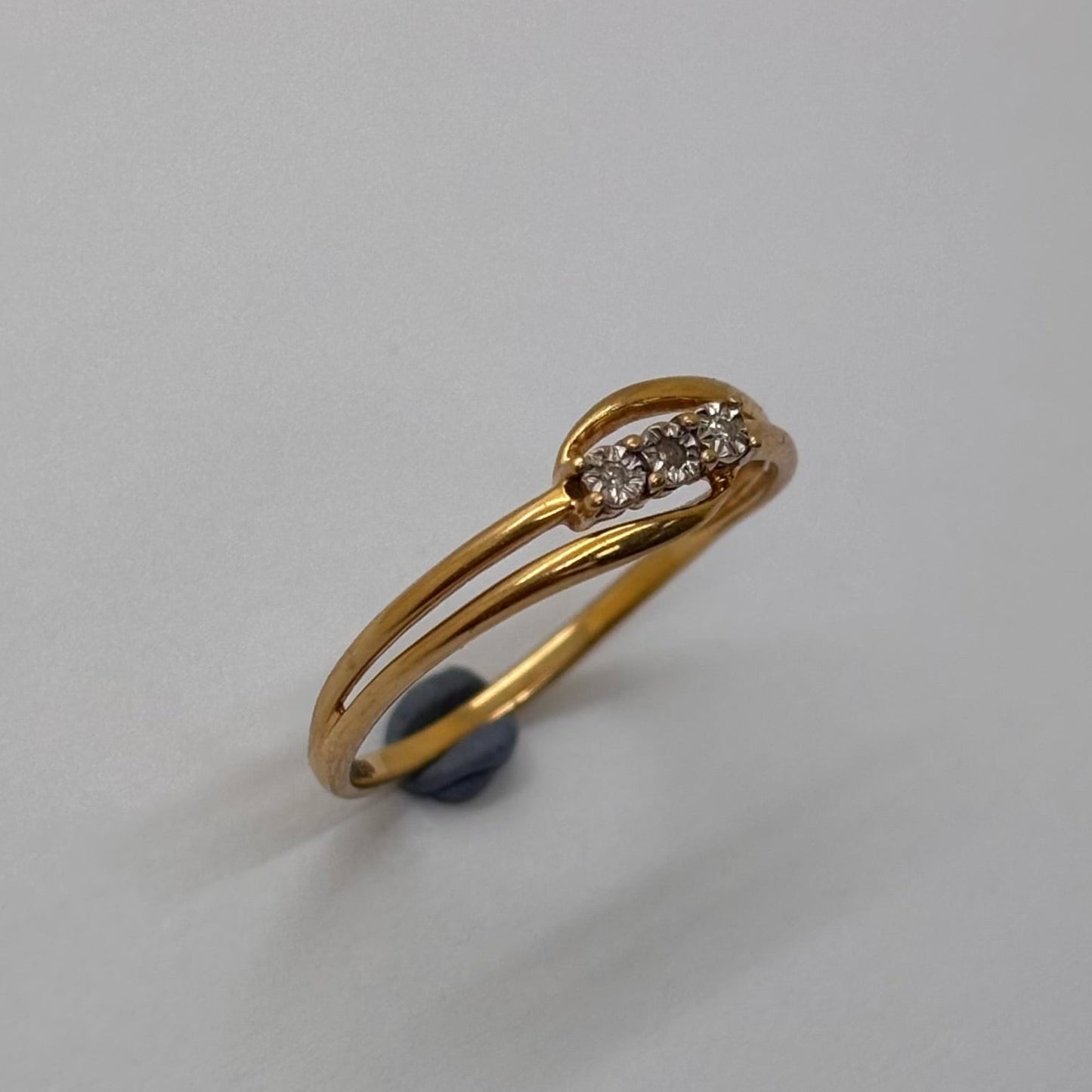 Bague en or jaune - Taille 54