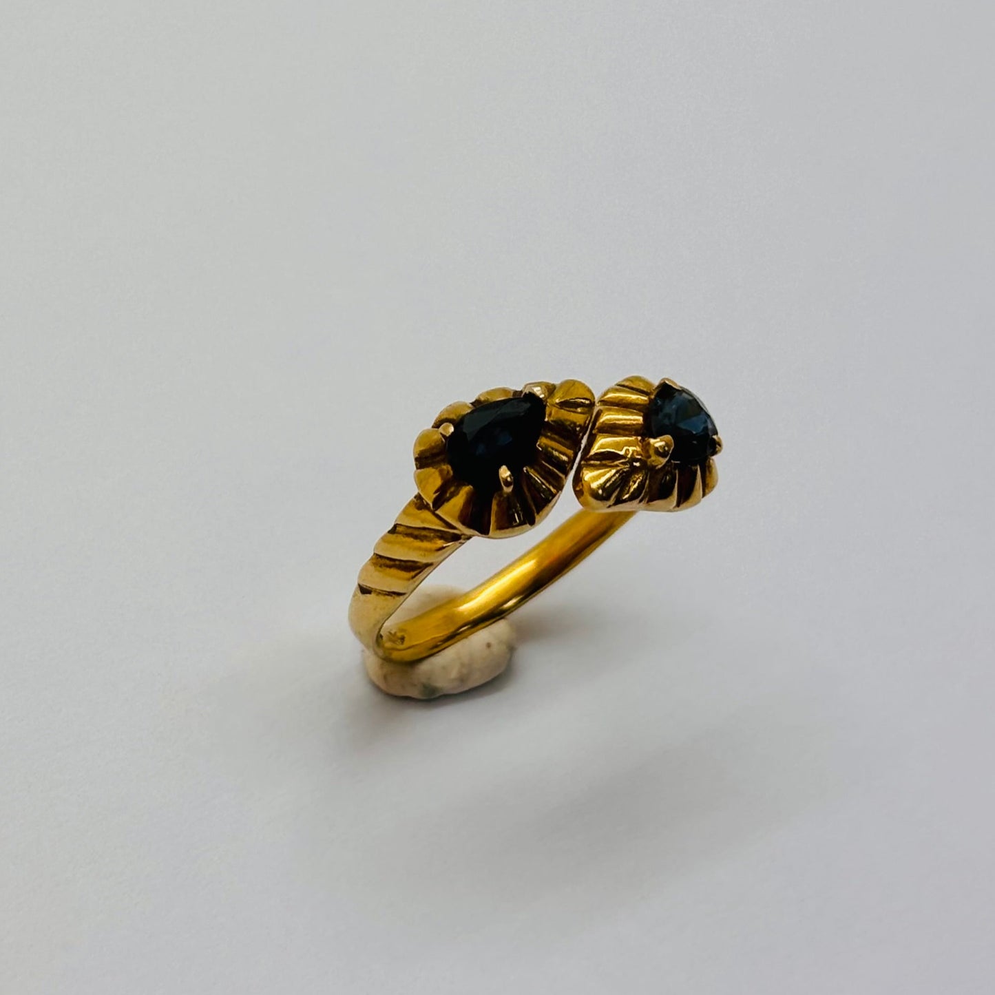 Bague en Or Jaune 18k Taille-56