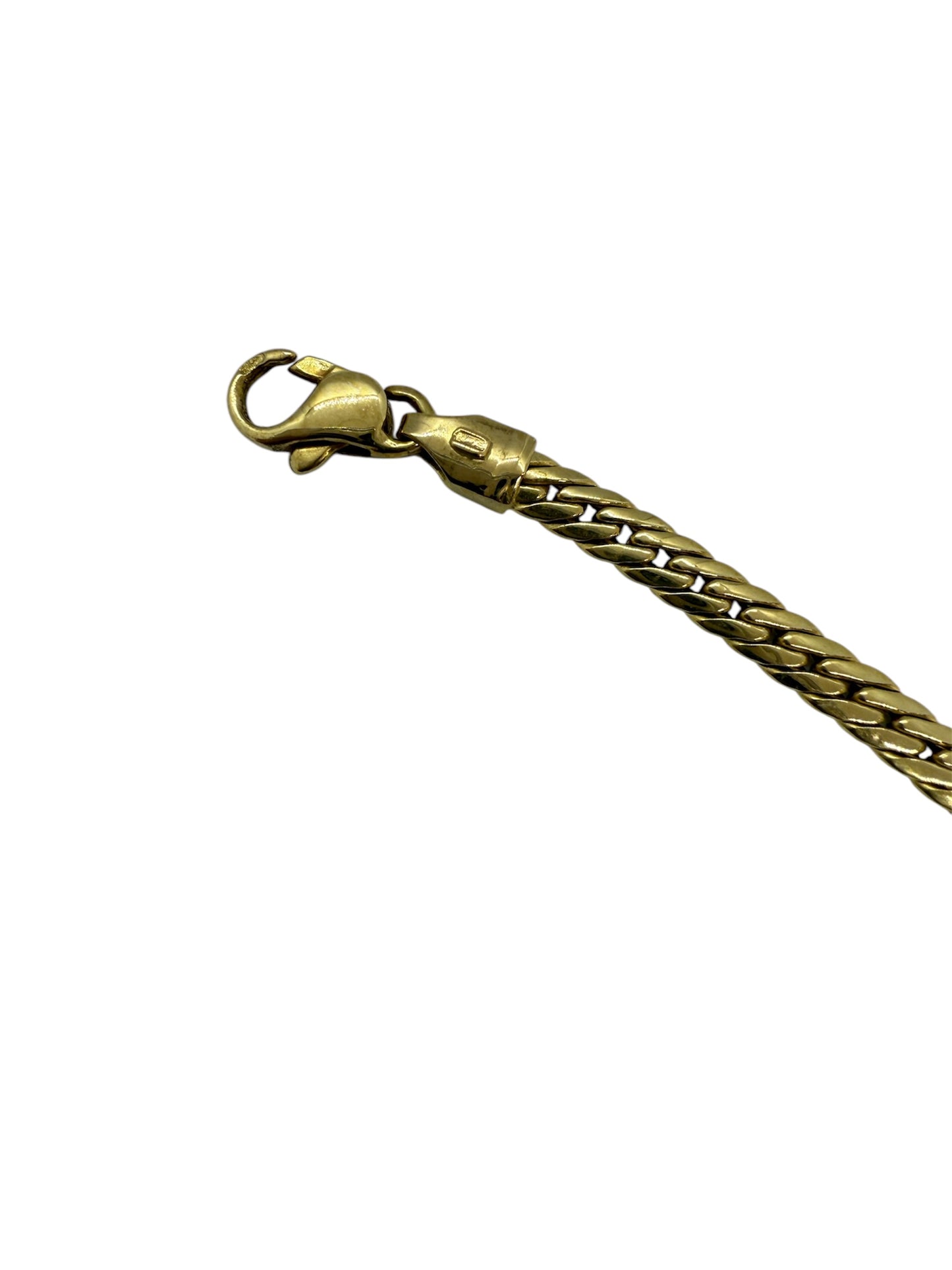 Collier Ras du Cou Anglaise Or Jaune 18 Carats 43cm