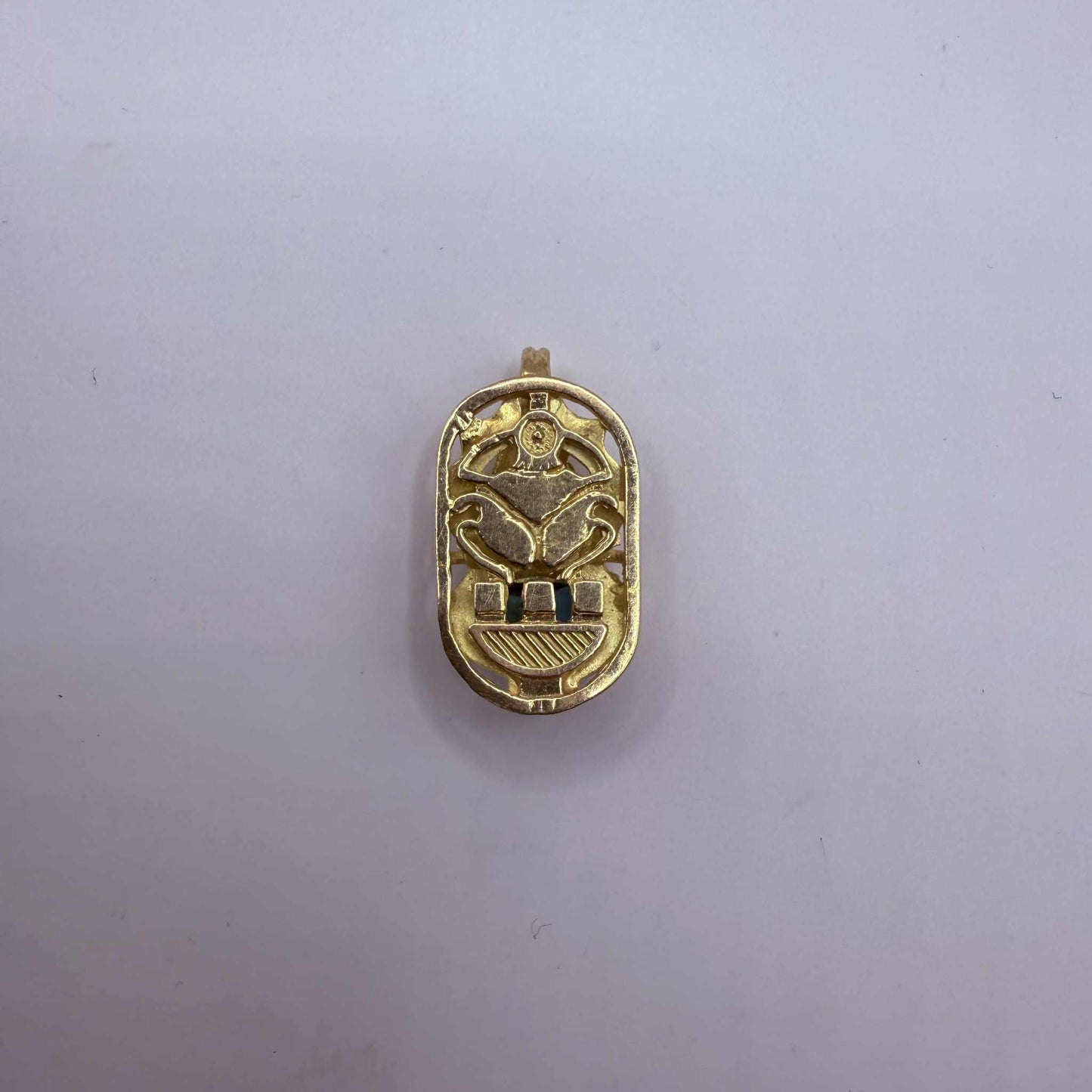 Pendentif Scarabée en Or Jaune 18K 3.72 Grs