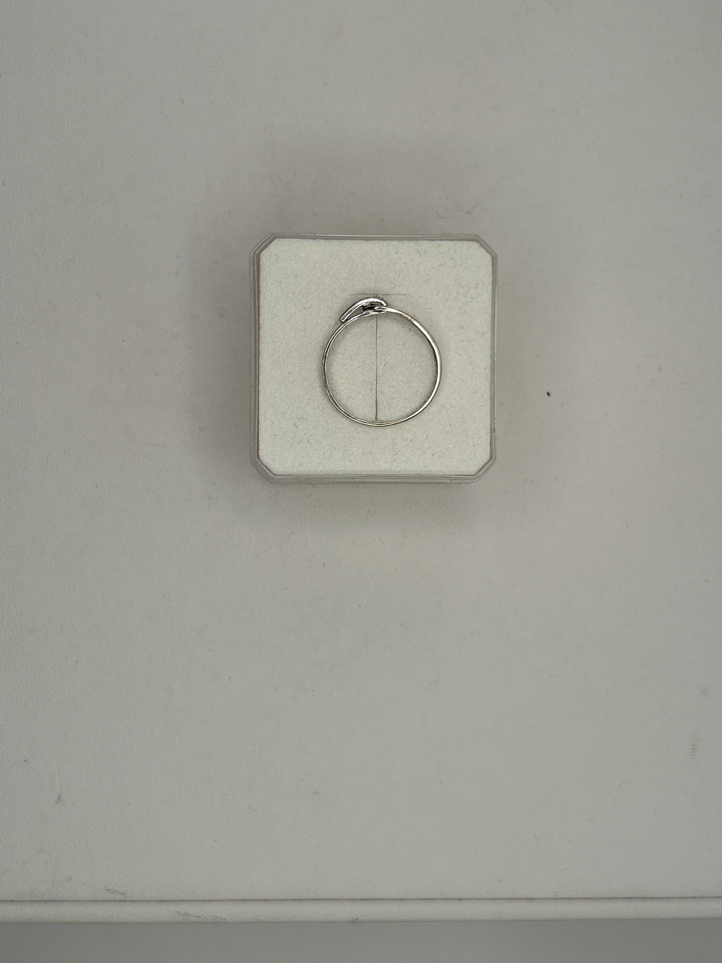 Bague en Or Blanc 18 Carats avec Diamant 1 Carat