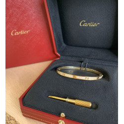 Bracelet Cartier Pavé Love Diamant PM