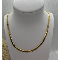Collier Or Jaune Maille Anglaise