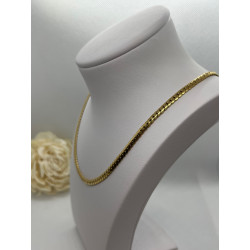 Collier Or Jaune Maille Anglaise