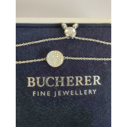 Bracelet Bucherer Or Blanc avec Diamant