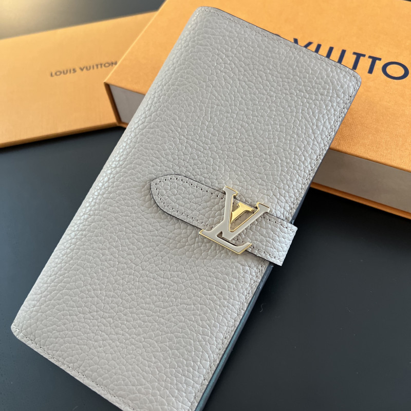 Portefeuille homme Louis Vuitton Damier cuir graphite 6 cartes