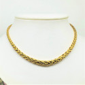 Collier Maille Palmier Or Jaune