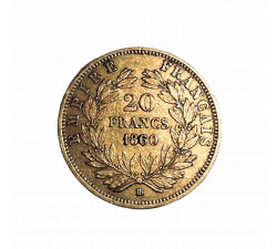 Pièce 20 Francs napoléon en Or jaune